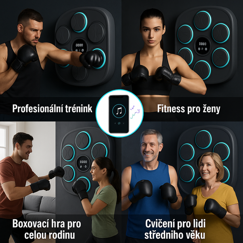 Chytrý Boxovací Trenažér + Boxerské Rukavice Zdarma | Nabídce